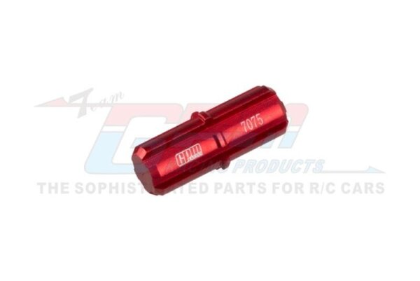 Aluminium 7075 Slipper-Welle rot