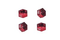 Radmitnehmer 7075-T6 Aluminium rot