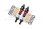 Aluminium Dämpfer verstellbar v/h +3x Federn rot (2)