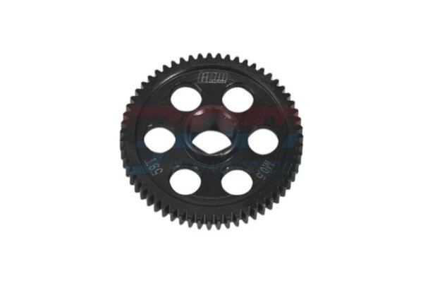 Carbon-Stahl Hauptzahnrad 0.5 Modul 59 Zähne