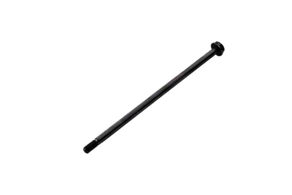 Carbon-Stahl-Achse hinten schwarz