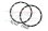ALU 7075 REAR WHEEL REINFORCEMENT RINGS SET