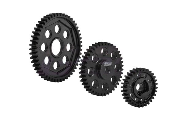 Carbon-Stahl Getriebezahnräder-Set schwarz