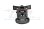 ALU 7075 REAR FENDER MOUNT SET schwarz