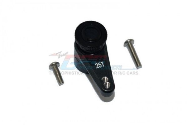 Servohorn 25Z mit eingebauter Feder  schwarz