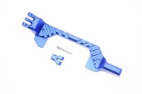 Aluminium Batteriehalter blau