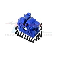 Aluminium Getriebebox hinten blau