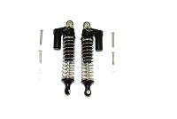 L-Shape Dämpfer Aluminium schwarz v/h 92mm (2)