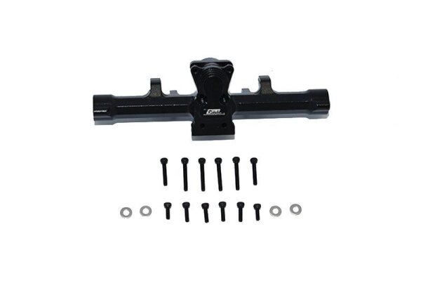 Aluminium Getriebebox hinten schwarz