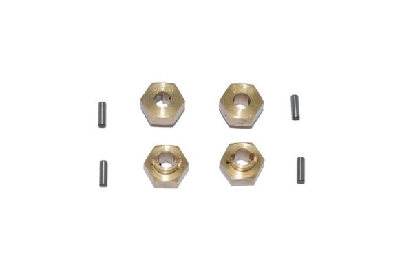 Messing Hex-Adapter 3.5mm (4 Stk.)