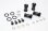 Aluminium Hex-Adapter eloxiert schwarz (+17mm, 4 Stk.)