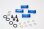 Aluminium Hex-Adapter eloxiert blau (+25mm, 4 Stk.)