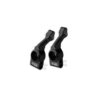 Aluminium Radträger hinten schwarz