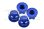 Aluminium 6061-T6 Radnabenabdeckung blau (4)