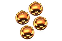 Aluminium 6061-T6 Radnabenabdeckung orange (4)