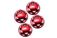 Aluminium 6061-T6 Radnabenabdeckung rot (4)