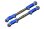 Aluminium & Edelstahl Spurstange oben hinten blau