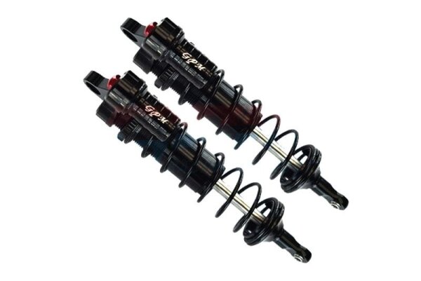 Alum. 6061-T6 L-Shape Piggy Back Dämpfer 128mm vo. schwarz