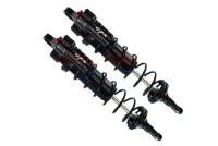 Alum. 6061-T6 L-Shape Piggy Back Dämpfer 143mm hi. schwarz