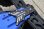 Aluminium 7075-T6 Chassis-Schutzplatte hinten blau