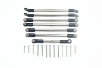 Edelstahl Spurstangen Set mit Kugelpfannen (7 Stk.)