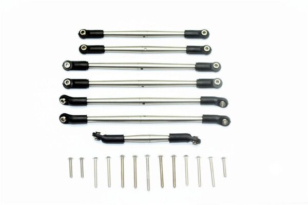 Edelstahl Spurstangen Set mit Kugelpfannen (7 Stk.)