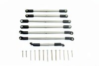 Edelstahl Spurstangen Set mit Kugelpfannen (7 Stk.)