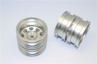 Aluminium 9-Loch Felgen hinten silber