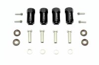 Aluminium Hex Adapter 23mm schwarz (4 Stk.)