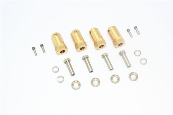 Messing Hex Adapter 23mm (4 Stk.)