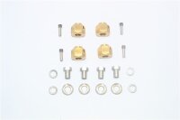 Messing Hex Adapter 9mm (4 Stk.)