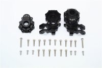 Aluminium Lenkhebel & Portalgetriebegehäuse schwarz