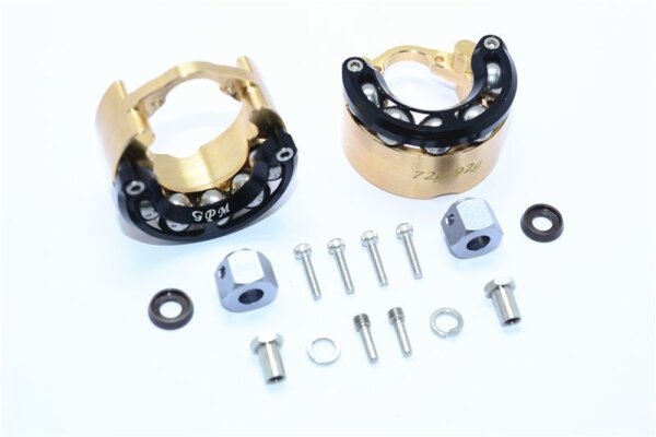 Messing Radachsengewicht mit Hex +9mm (92g)