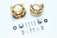 Messing Radachsengewicht mit Hex +9mm (108g)