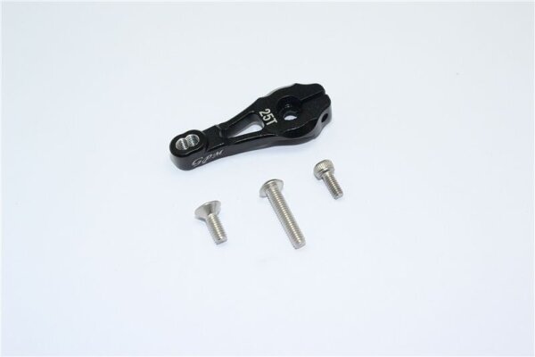 Aluminium Servo Horn 25T schwarz