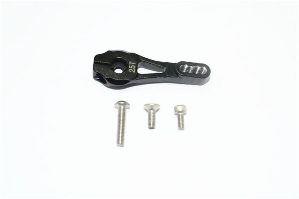 Aluminium Servo Horn 25T (4 Loch) schwarz