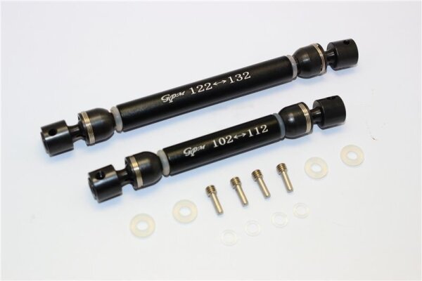 Aluminium & Stahl CVD Kardanwellen v/h schwarz