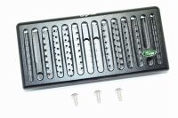 Aluminium Grill Schutzgitter vertikal schwarz
