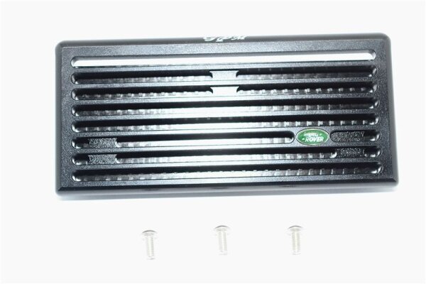 Aluminium Grill Schutzgitter horizontal schwarz
