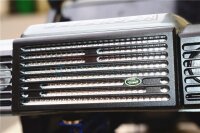 Aluminium Grill Schutzgitter horizontal schwarz