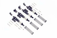 Alum. L-shape Piggy Back Dämpfer 90mm Set schwarz (4 Stk.)