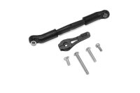 Aluminium Servo Horn 25T (4 Loch) mit Spurstange schwarz