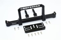 Aluminium Bumper vorn mit Windenplatte schwarz