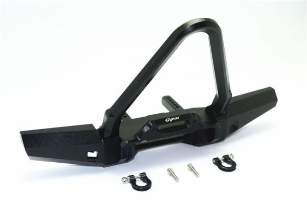 Aluminium Bumper vorn mit D-Rings schwarz