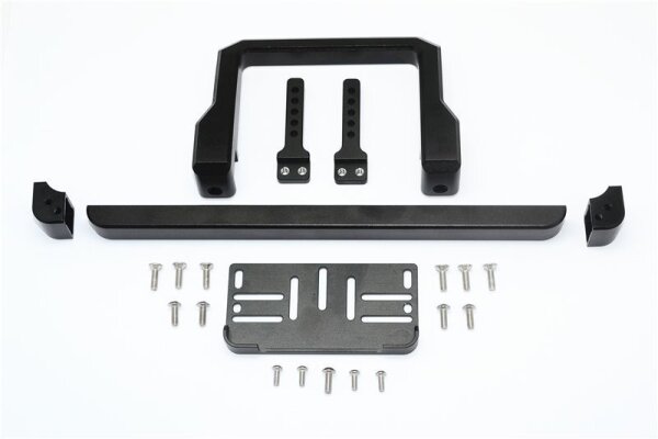 Aluminium Brush Guard Bumper vorn schwarz