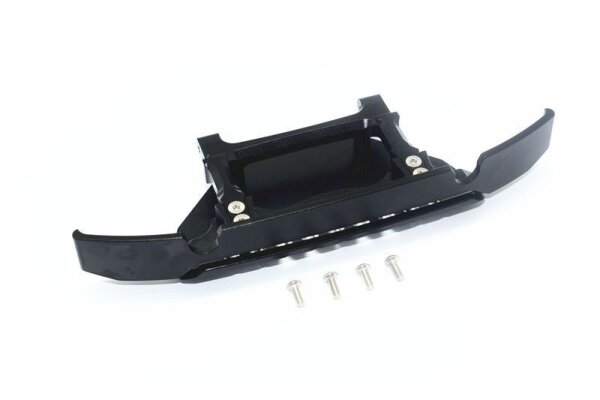 Aluminium Bumper vorn mit Unterschutzplatte schwarz