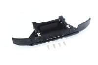 Aluminium Bumper vorn mit Unterschutzplatte schwarz