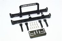Aluminium Bumper v/h mit Windenplatte schwarz