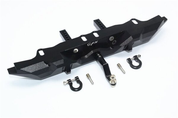 Aluminium Bumper hinten mit D-Rings schwarz