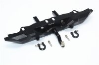 Aluminium Bumper hinten mit D-Rings schwarz